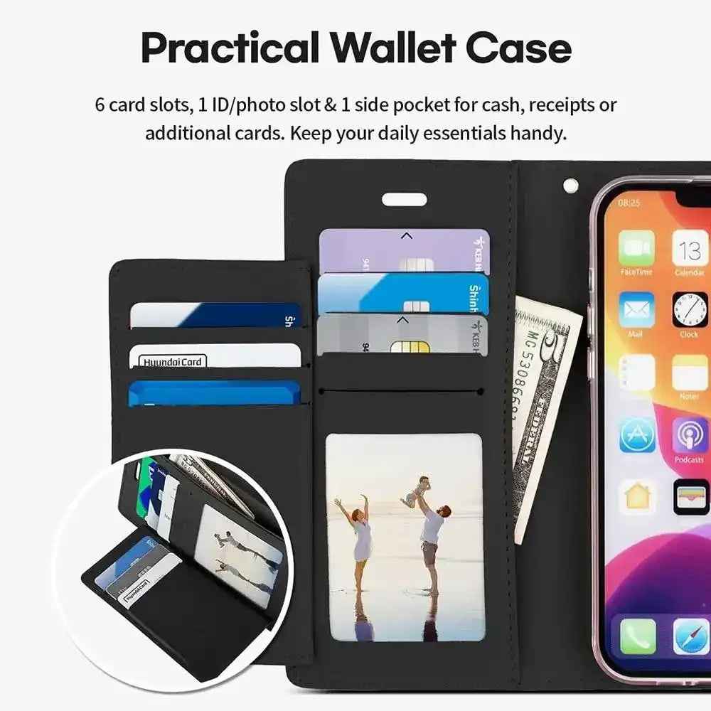 Mercury Rich Diary Case for iPhone 17