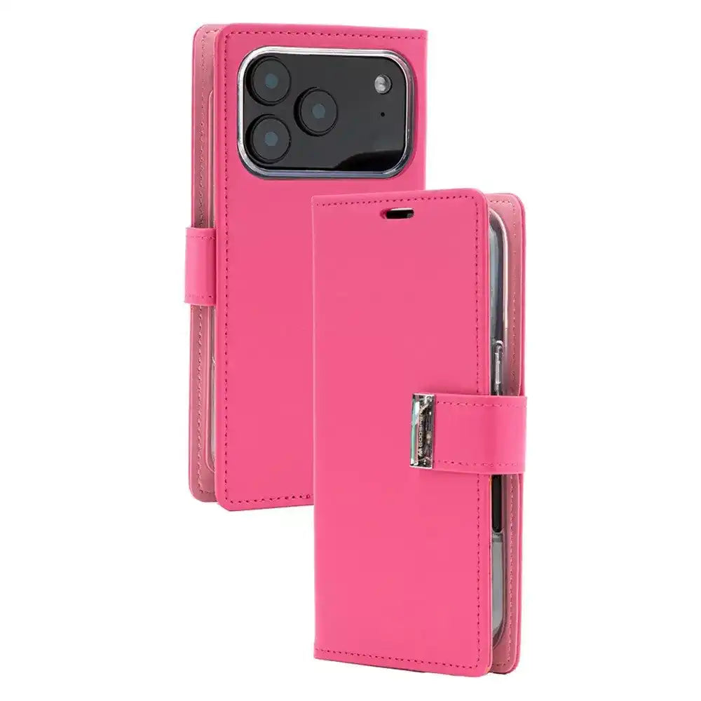 Mercury Rich Diary Case for iPhone 17 Pro Max Mercury