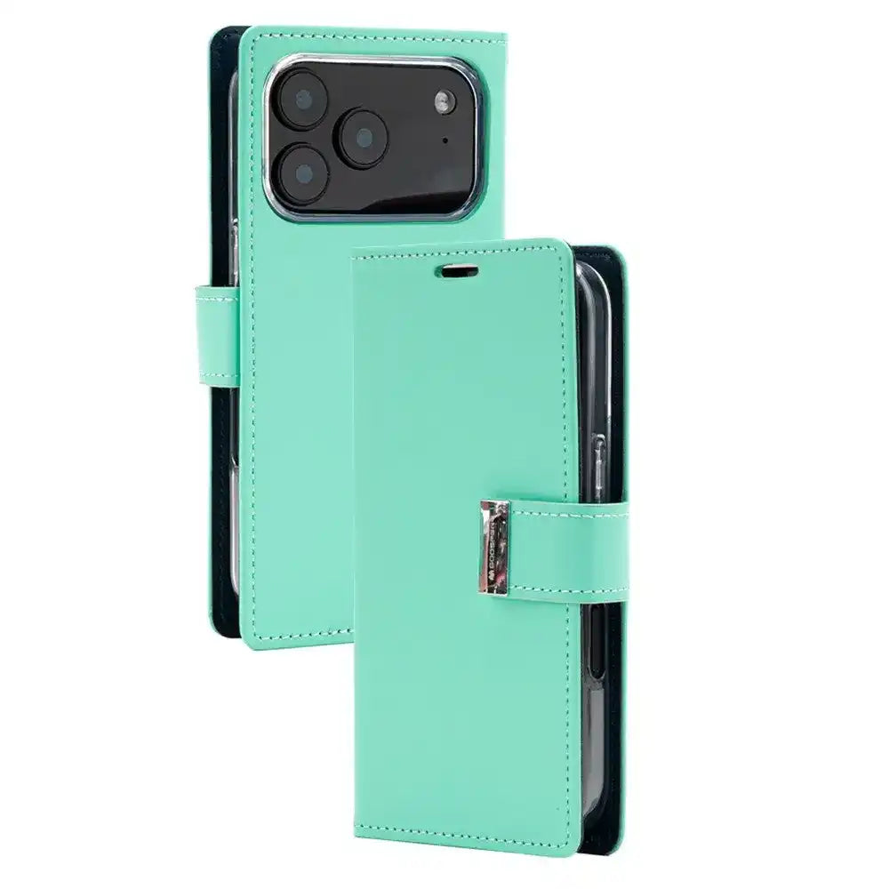 Mercury Rich Diary Case for iPhone 17 Pro Max Mercury