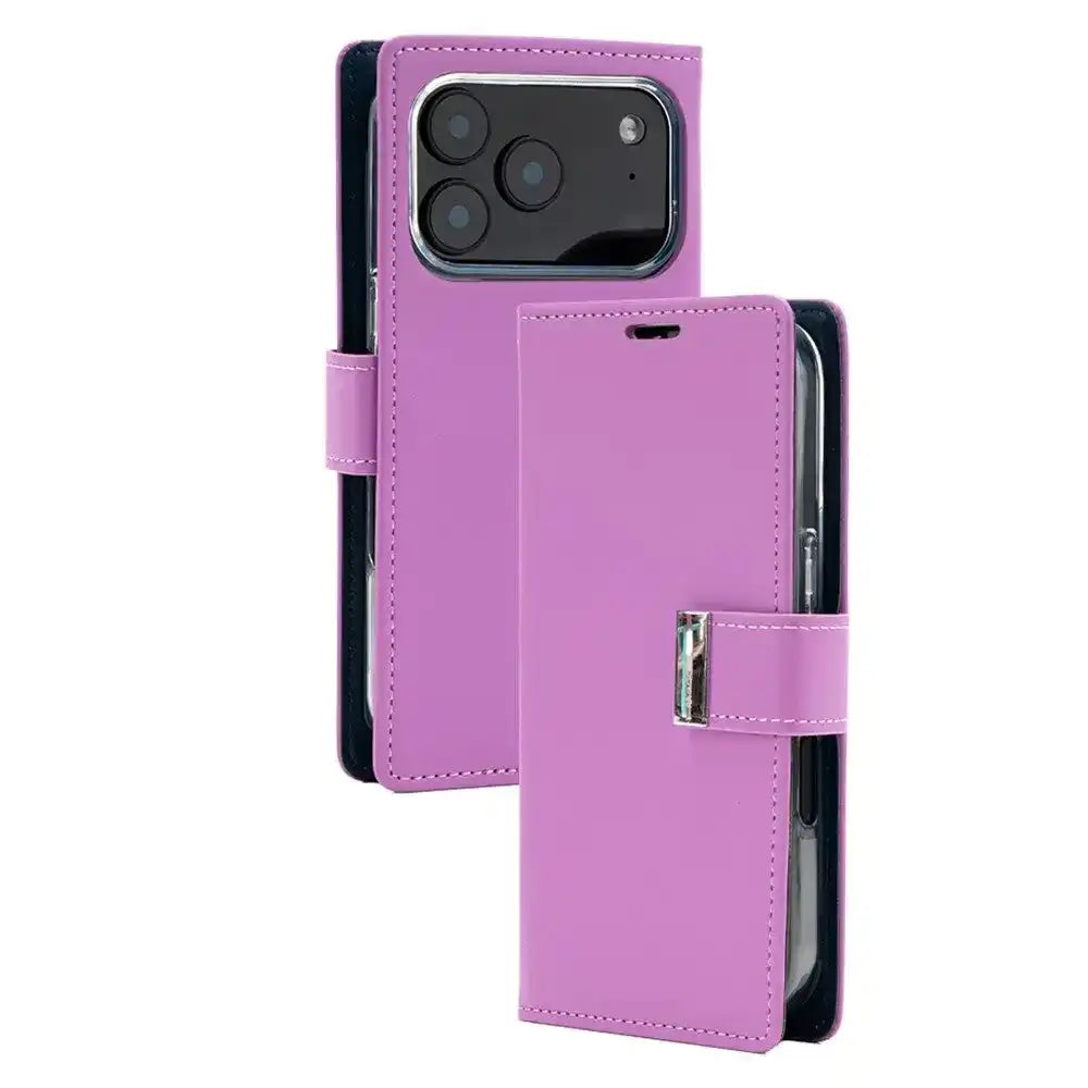 Mercury Rich Diary Case for iPhone 17 Pro Max Mercury
