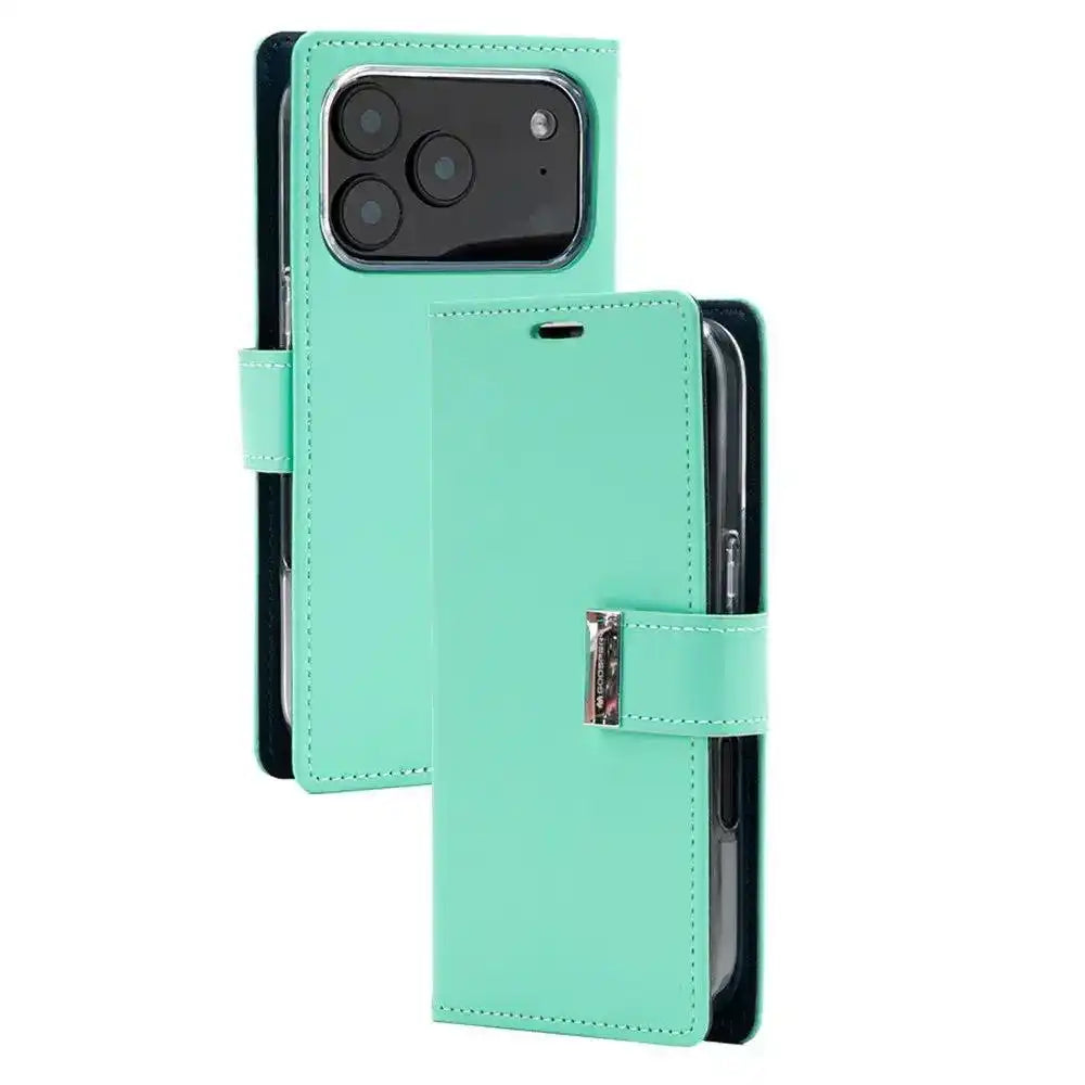 Mercury Rich Diary Case for iPhone 17 Pro Mercury