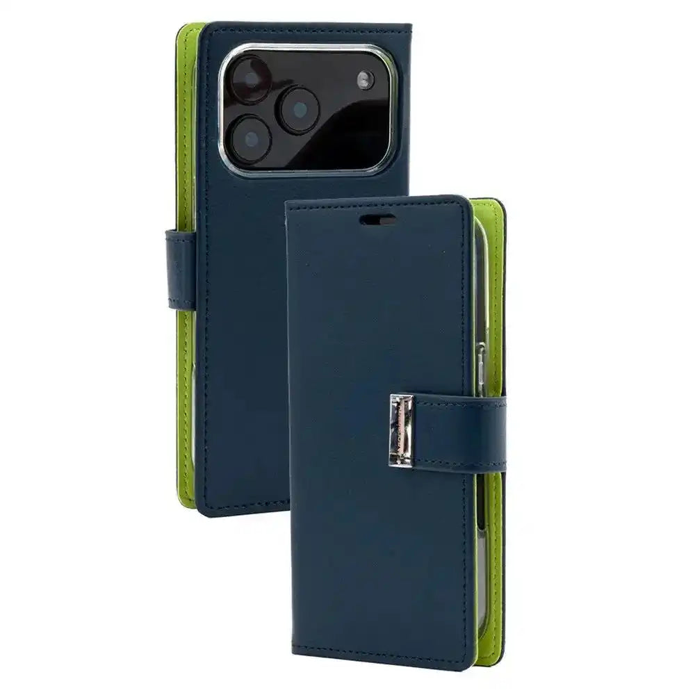 Mercury Rich Diary Case for iPhone 17 Pro Mercury