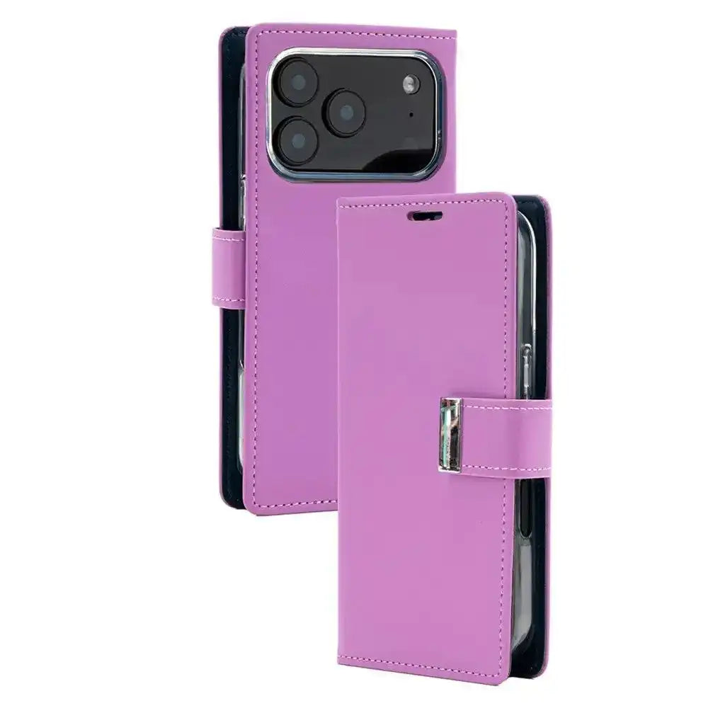 Mercury Rich Diary Case for iPhone 17 Pro Mercury