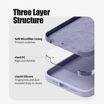 Mercury Silicone Cover Case for iPhone 16 Pro Max Mercury