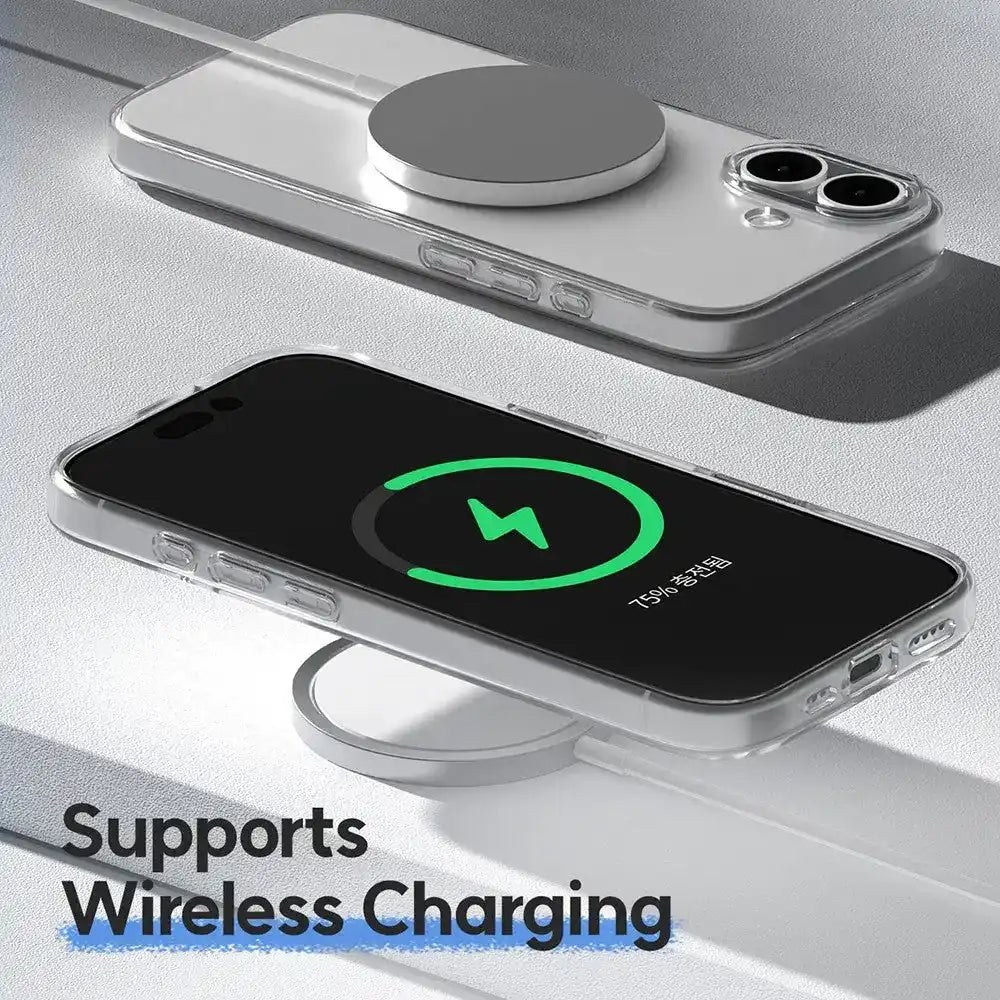 Mercury Transparent Pearl Jelly Case Cover for iPhone 17 Air Mercury