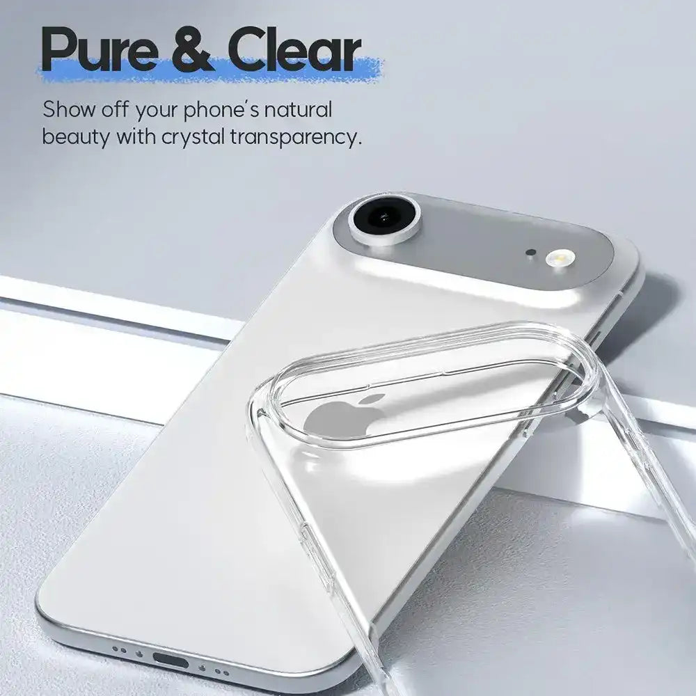 Mercury Transparent Pearl Jelly Case Cover for iPhone 17 Pro Max Mercury