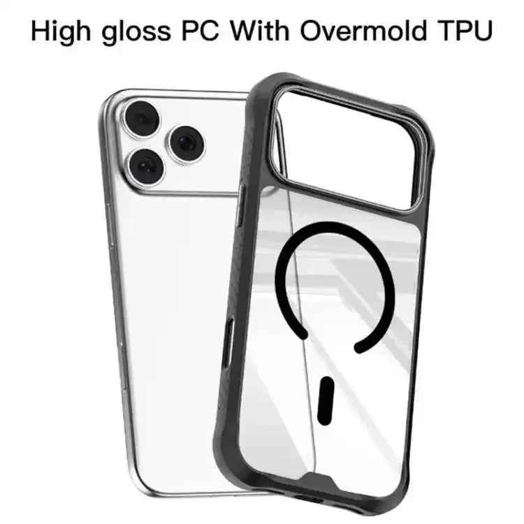 Mutural Clear Armor Series MagSafe PC Hybrid TPU Phone Case Mutural