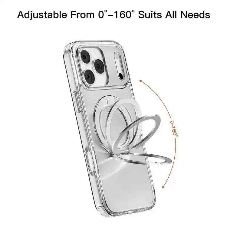 Mutural Ice Amber Series MagSafe Holder TPU Phone Case