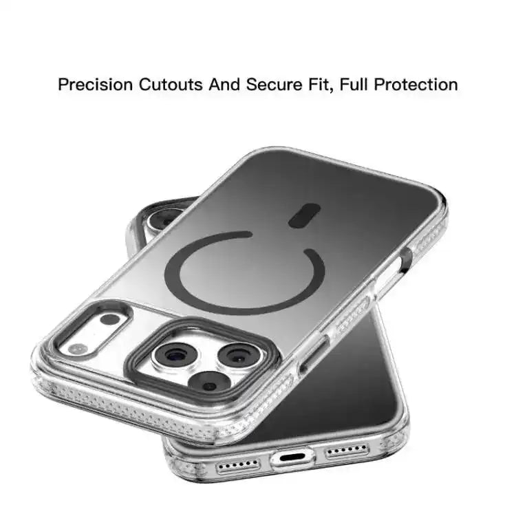 Mutural Ice Series MagSafe Gradient Matte PC Hybrid TPU Phone Case Mutural