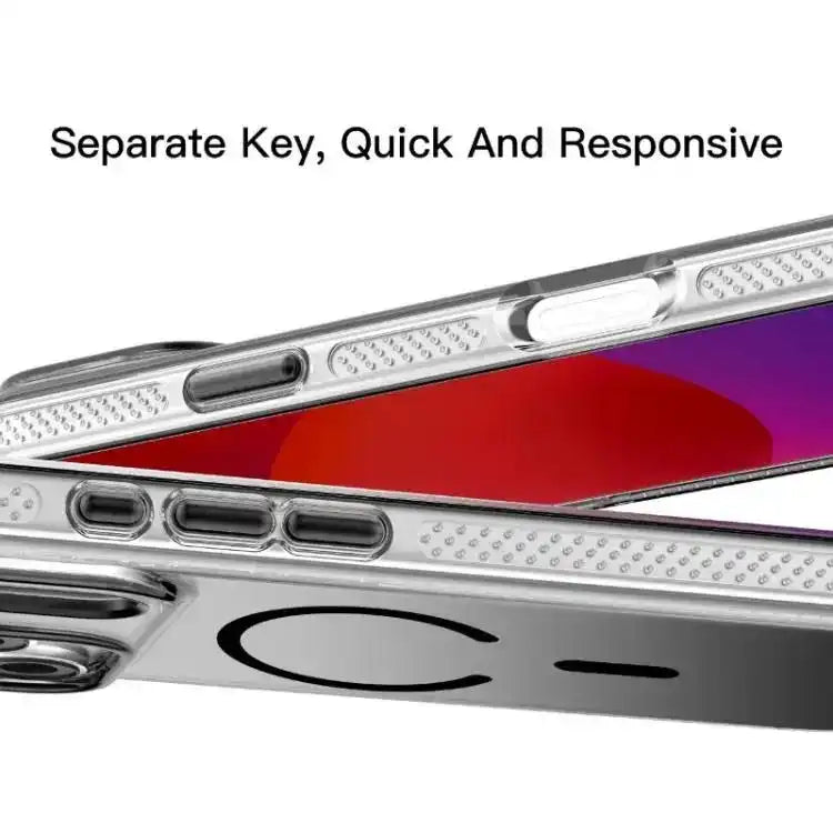 Mutural Ice Series MagSafe Gradient Matte PC Hybrid TPU Phone Case Mutural