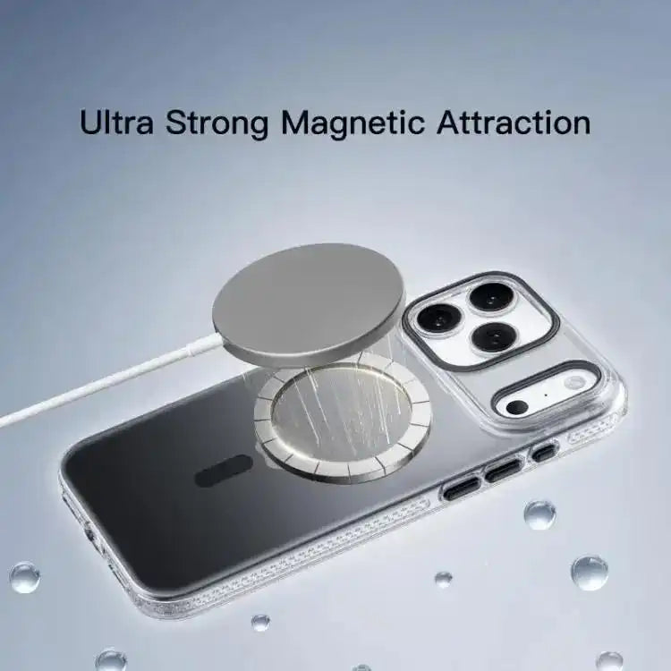 Mutural Ice Series MagSafe Gradient Matte PC Hybrid TPU Phone Case Mutural