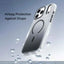 Mutural Ice Series MagSafe Gradient Matte PC Hybrid TPU Phone Case Mutural