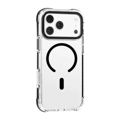 Mutural Transparent Color Series PC+TPU Magnetic MagSafe Phone Case
