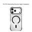 Mutural Transparent Color Series PC+TPU Magnetic MagSafe Phone Case