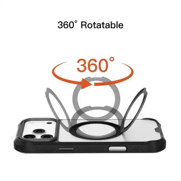 Mutural Xuan Armor Series MagSafe Magnetic Holder Phone Case Mutural