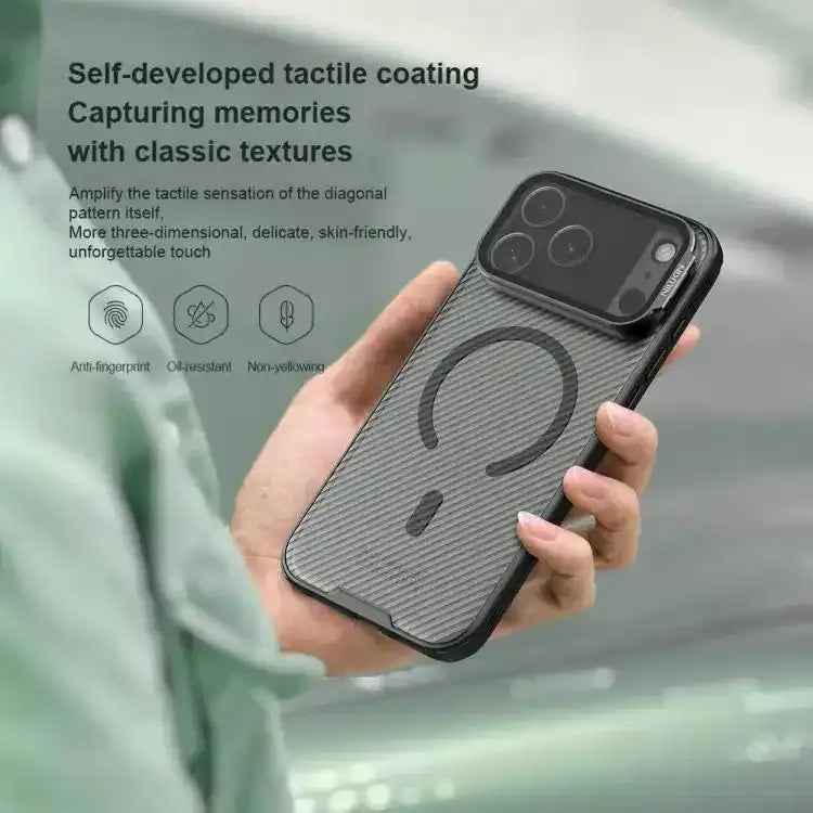 NILLKIN CamShield Prop Transparent Mirror Cover MagSafe Magnetic Translucent PC Phone Case