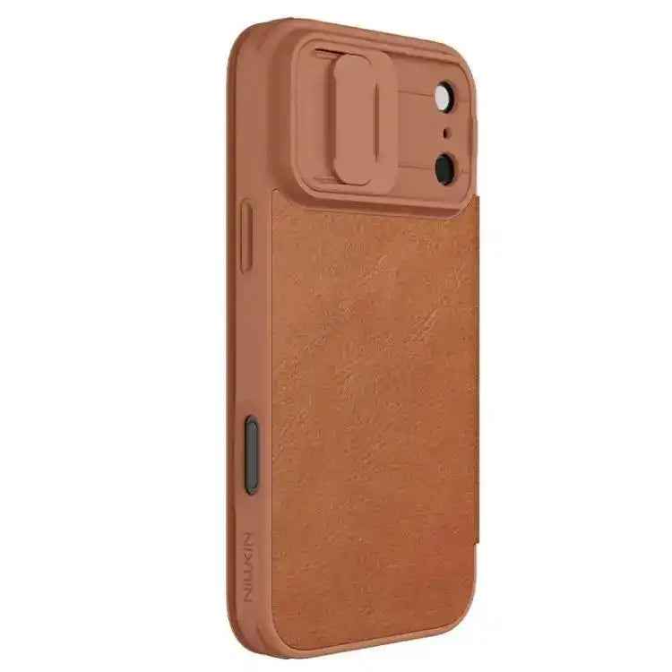 NILLKIN QIN Series Pro Sliding Camera Cover Design Leather Phone Case