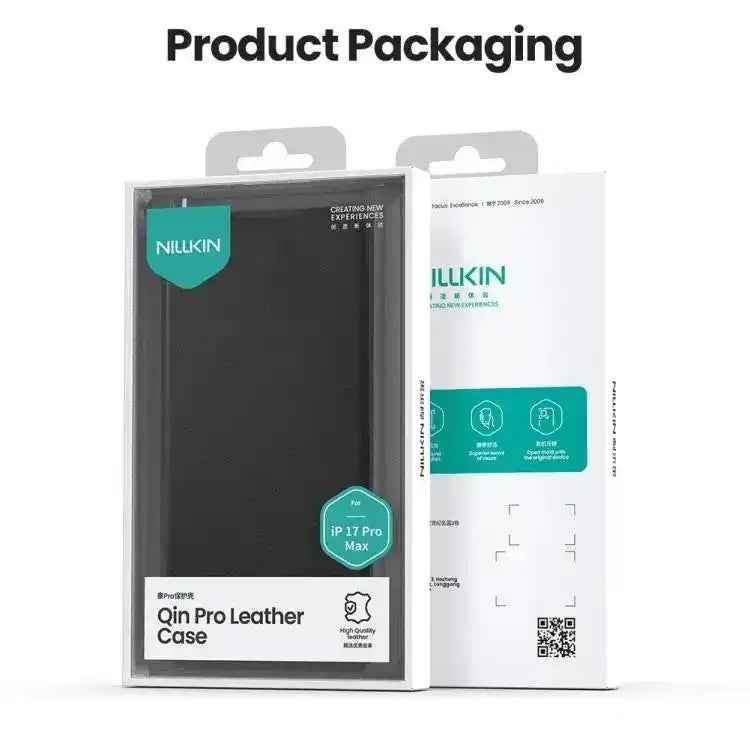 NILLKIN QIN Series Pro Sliding Camera Cover Design Leather Phone Case