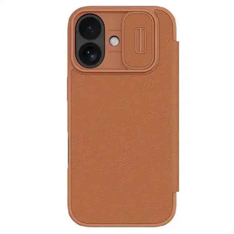 NILLKIN QIN Series Pro Sliding Camera Cover Design Leather Phone Case