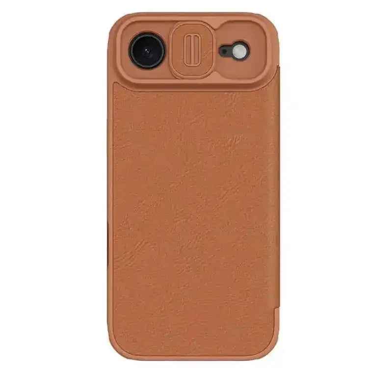 NILLKIN QIN Series Pro Sliding Camera Cover Design Leather Phone Case
