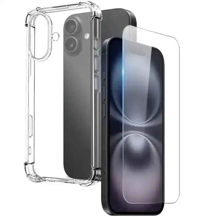 NORTHJO 2 in 1 TPU Airbag Shockproof Phone Case with Screen Film
