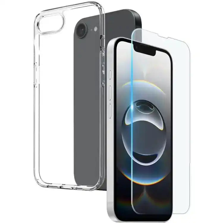 NORTHJO 2 in 1 TPU Phone Case Screen Protector Tempered Glass Film NORTHJO