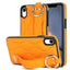 Non-slip Full Coverage Ring PU Phone Case with Wristband