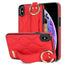 Non-slip Full Coverage Ring PU Phone Case with Wristband