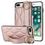 Non-slip Full Coverage Ring PU Phone Case with Wristband MyMobile