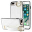 Non-slip Full Coverage Ring PU Phone Case with Wristband