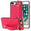 Non-slip Full Coverage Ring PU Phone Case with Wristband