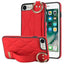 Non-slip Full Coverage Ring PU Phone Case with Wristband
