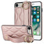 Non-slip Full Coverage Ring PU Phone Case with Wristband MyMobile