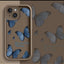 Blue Butterfly Printed Edging Drop-resistant Phone Case - MyMobile