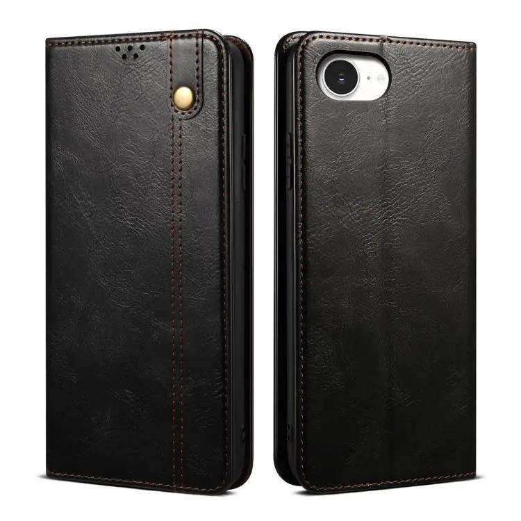 Oil Wax Crazy Horse Texture Leather Phone Case MyMobile