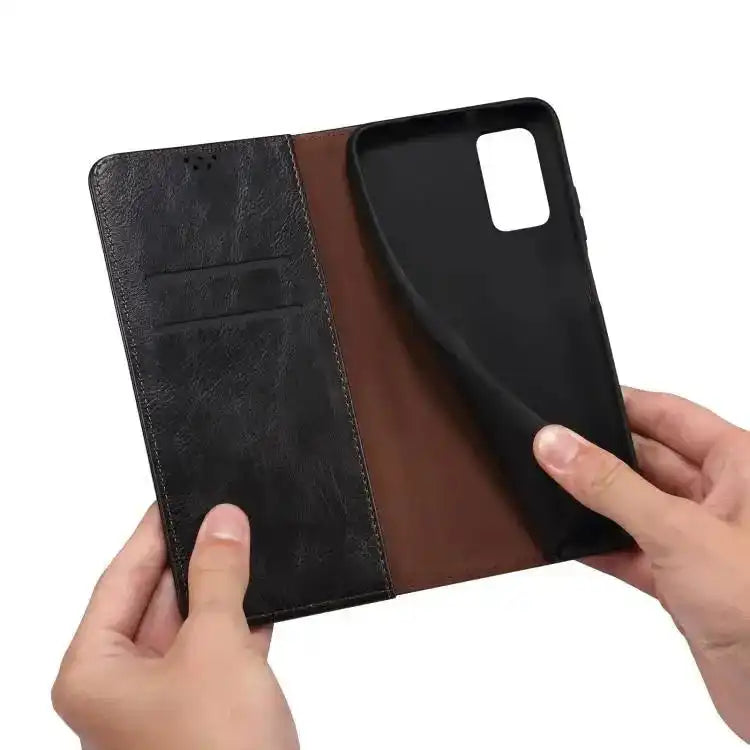 Oil Wax Crazy Horse Texture Leather Phone Case MyMobile