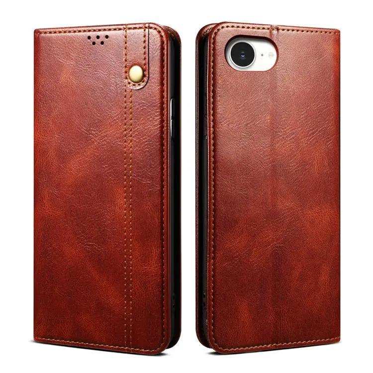 Oil Wax Crazy Horse Texture Leather Phone Case MyMobile