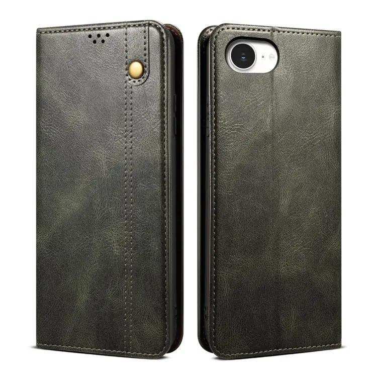 Oil Wax Crazy Horse Texture Leather Phone Case MyMobile