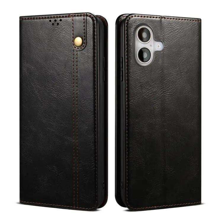 Oil Wax Crazy Horse Texture Leather Phone Case MyMobile