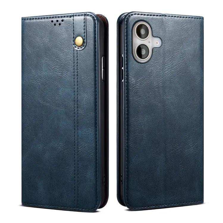 Oil Wax Crazy Horse Texture Leather Phone Case MyMobile