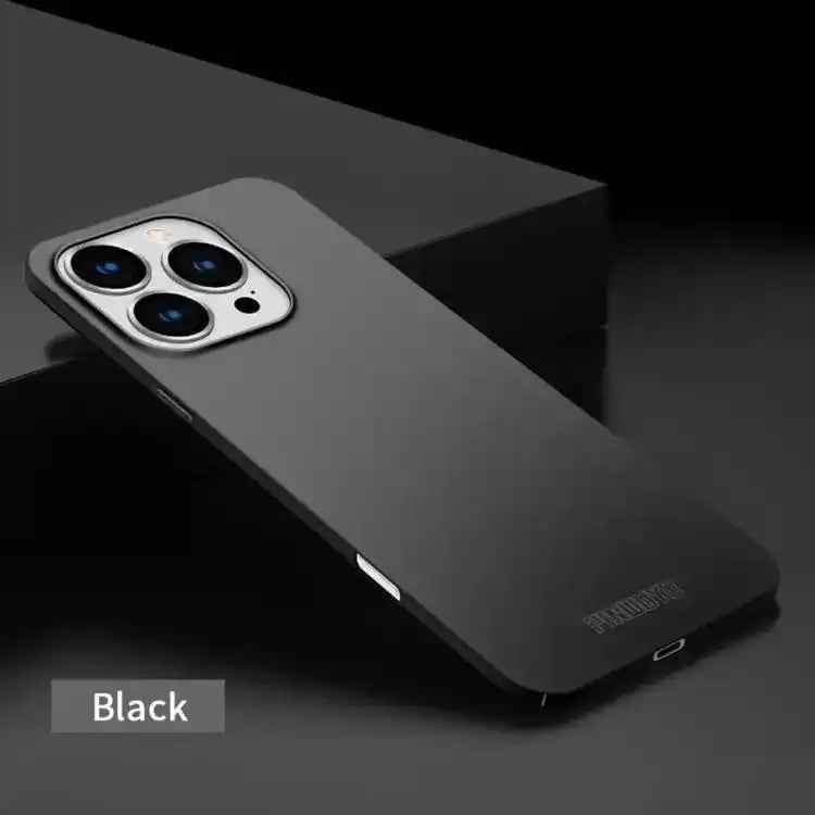 PINWUYO Micro-Frosted PC Ultra-thin Hard Phone Case with Magsafe Magnetic Ring
