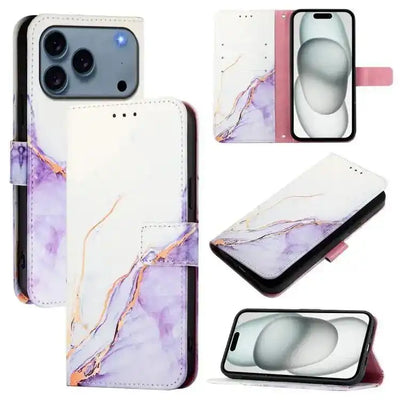 PT003 Marble Pattern Flip Leather Phone Case MyMobile