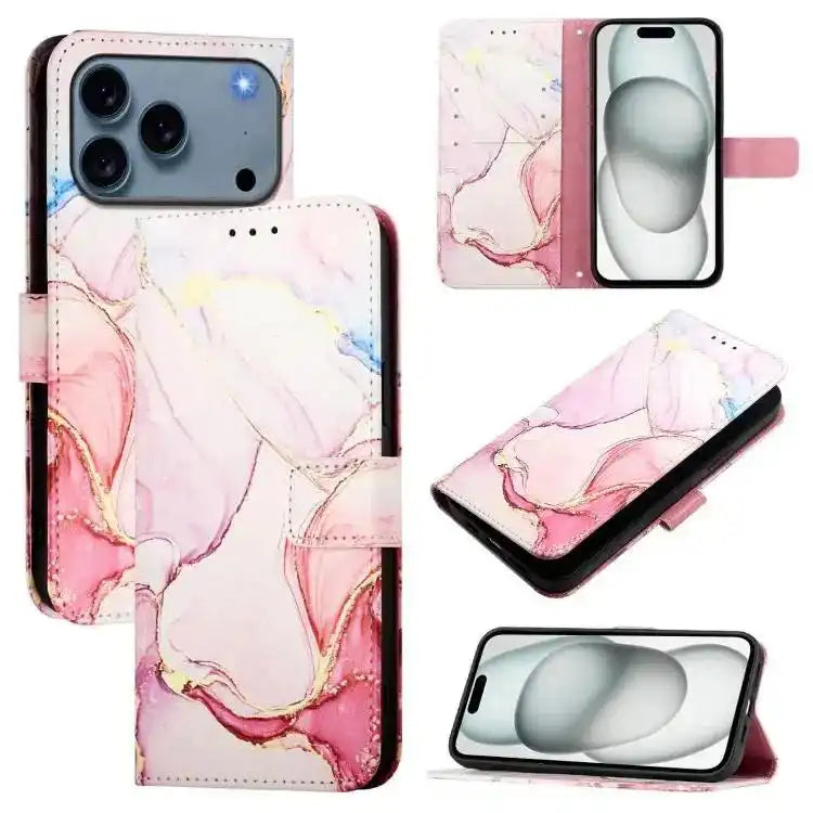 PT003 Marble Pattern Flip Leather Phone Case MyMobile