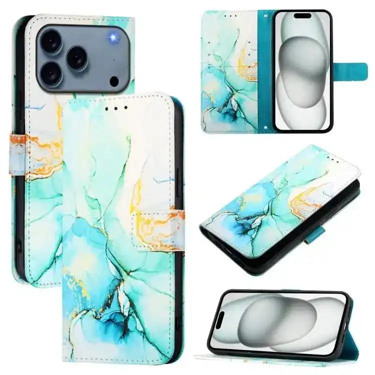 PT003 Marble Pattern Flip Leather Phone Case MyMobile