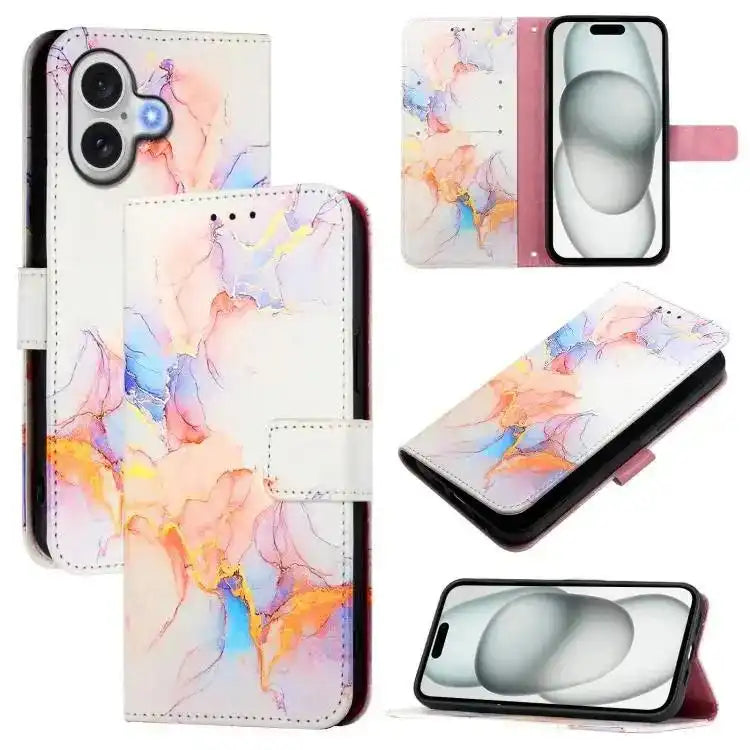 PT003 Marble Pattern Flip Leather Phone Case MyMobile
