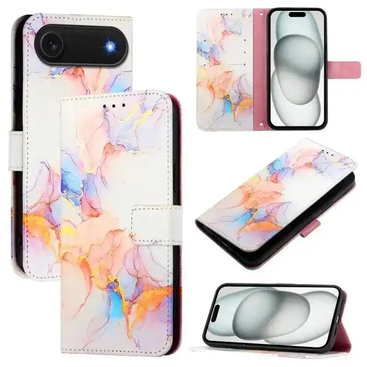 PT003 Marble Pattern Flip Leather Phone Case MyMobile