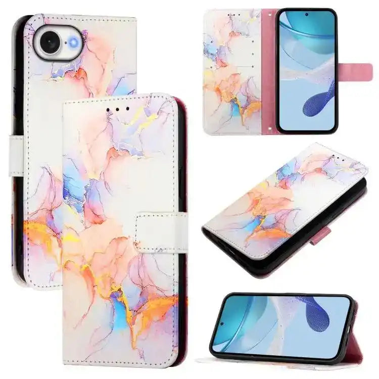 PT003 Marble Pattern Flip Leather Phone Case MyMobile