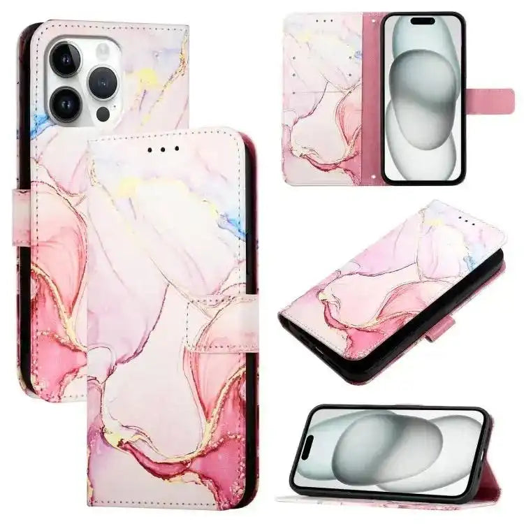 PT003 Marble Pattern Flip Leather Phone Case MyMobile