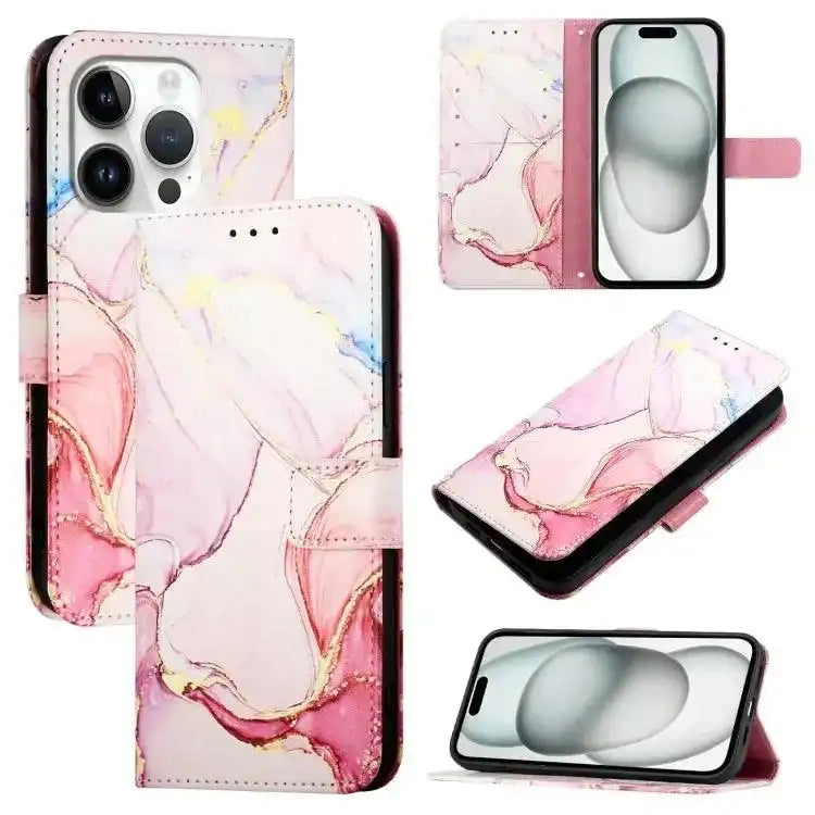 PT003 Marble Pattern Flip Leather Phone Case MyMobile