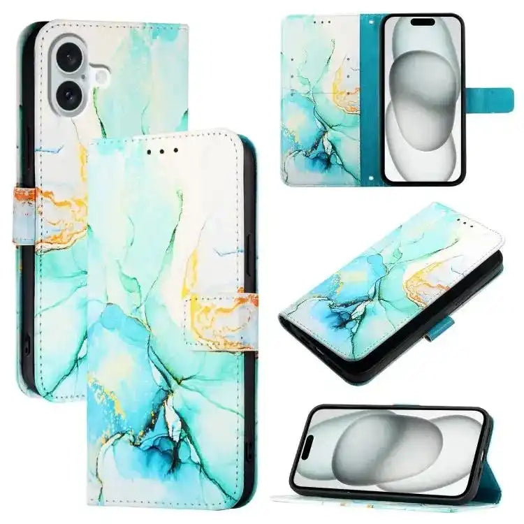 PT003 Marble Pattern Flip Leather Phone Case MyMobile